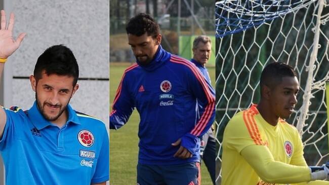 Camilo Vargas, Abel Aguilar y José Fernando Cuadrado