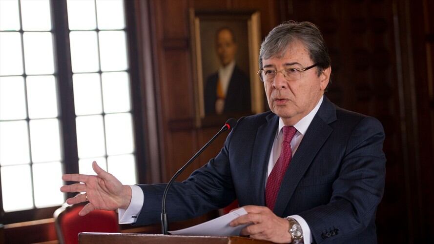 El canciller Carlos Holmes. Foto: Cancilllería