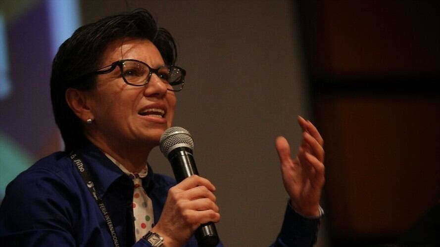 La senadora Claudia López. Foto: Colprensa