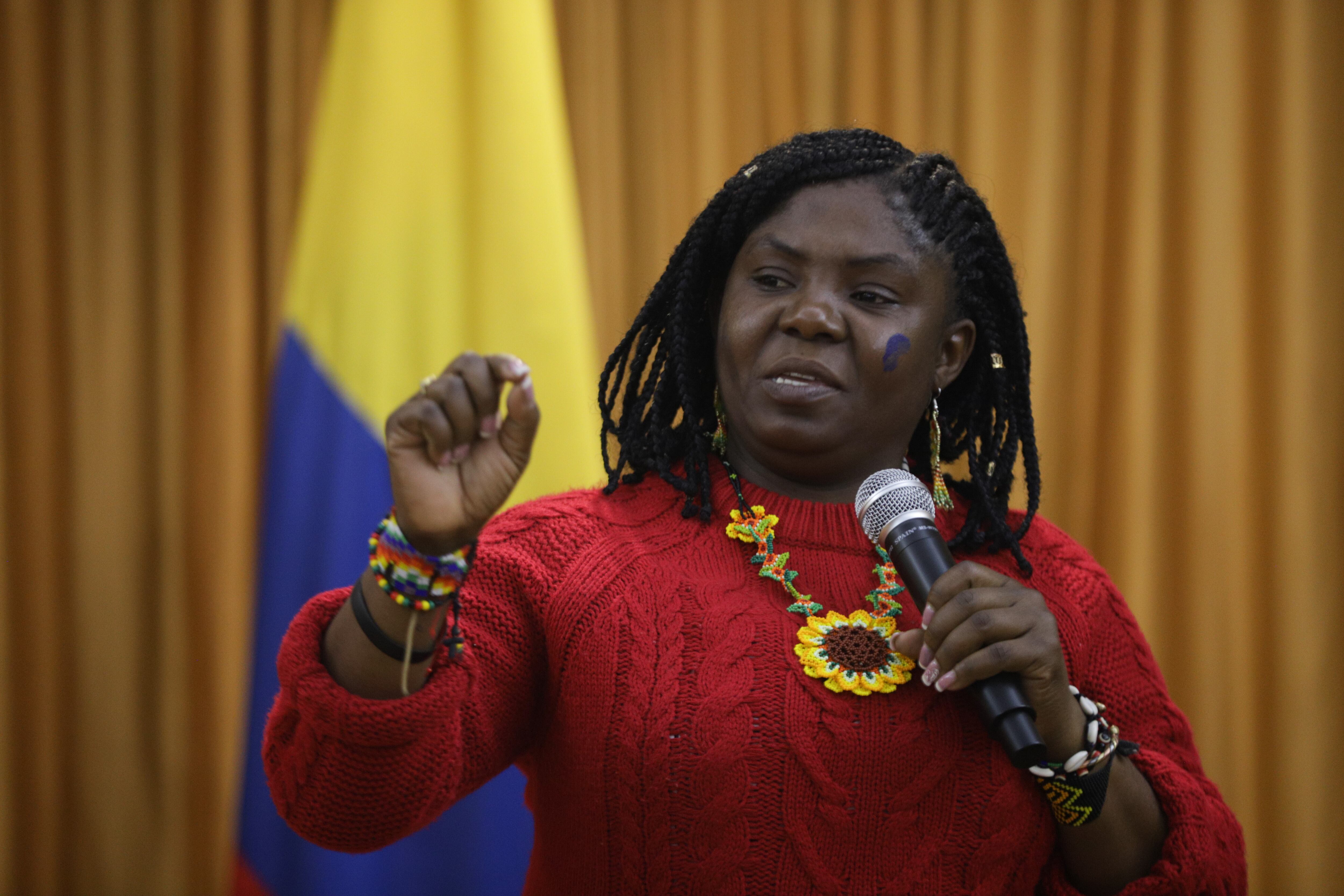 Pasto, 05 de Enero de 2023. Visita de la Vicepresidenta, Francia Márquez al Carnaval de Negros y Blancos en la ciudad de Pasto. (Colprensa - Álvaro Tavera)