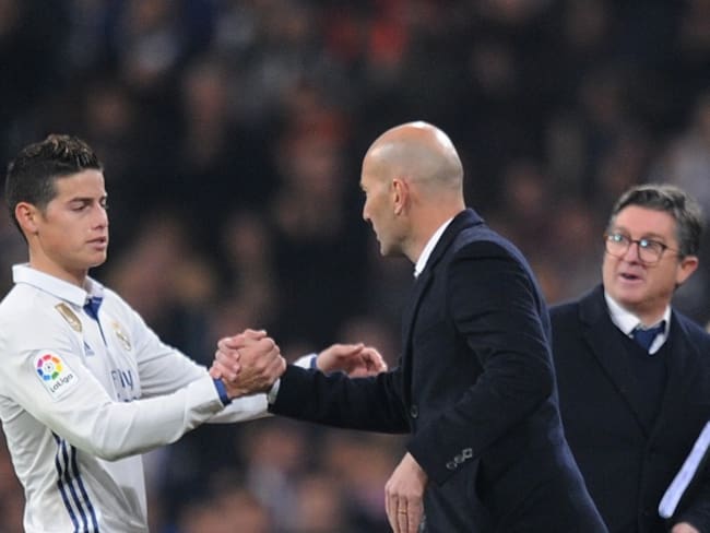 James va a estar motivado por él, no por mí: Zinedine Zidane