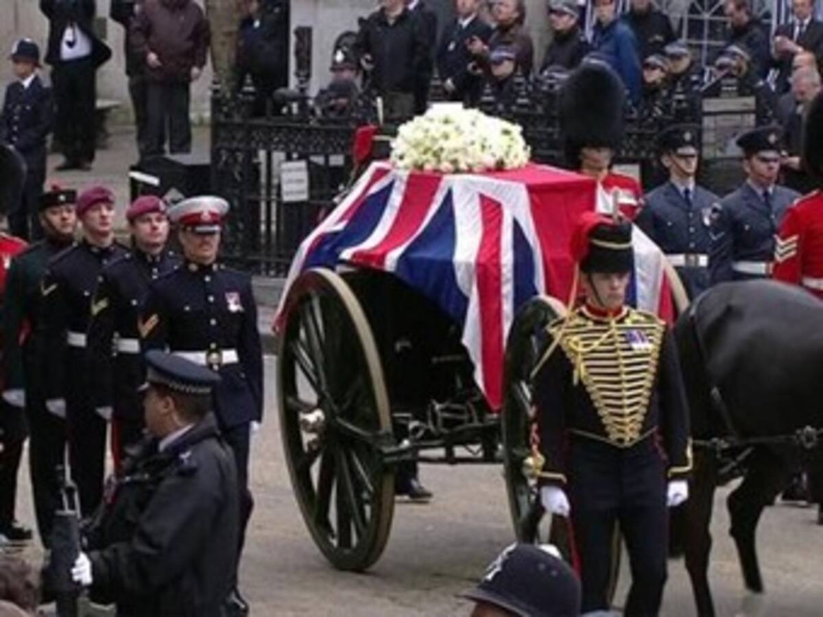 Funeral de Thatcher se cumple en medio de inconformismo británico