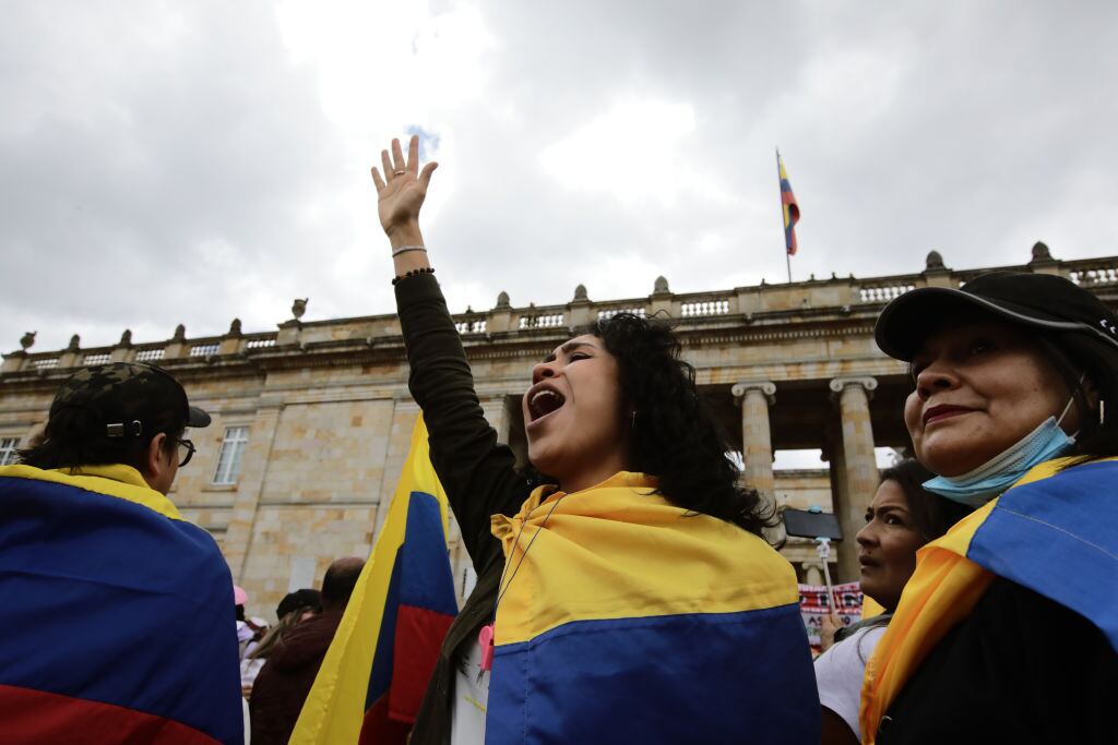 Marchas en Colombia. Foto archivo: Juancho Torres/Anadolu Agency vía Getty Images