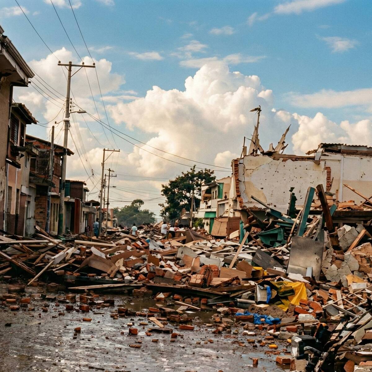 Con IA hacen restauración visual avanzada de fotos y videos del terremoto de 1999 en el Quindío