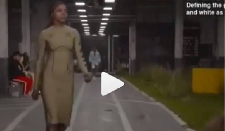 ¡Que modelo! Así desfiló Caterine Ibargüen en París