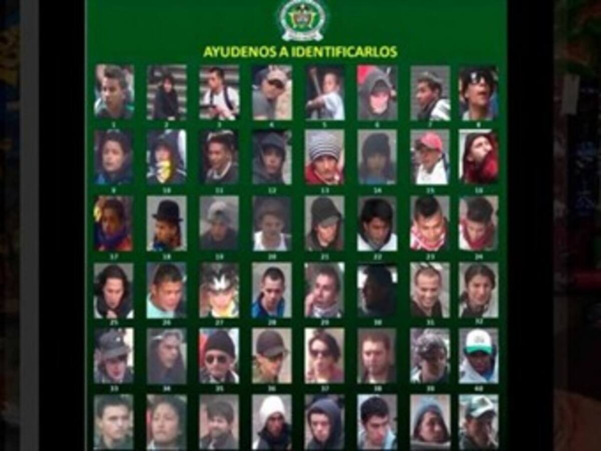 Siete personas han sido identificadas como presuntos vándalos