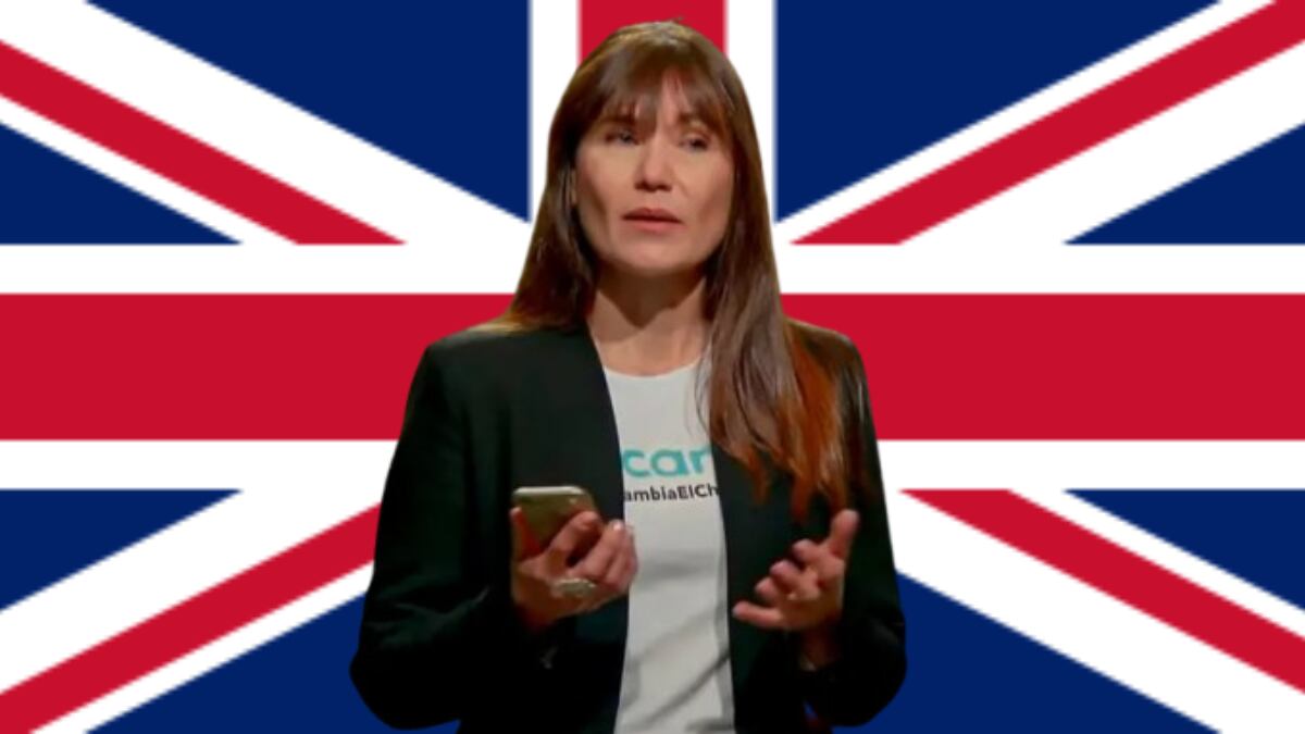 Zulma Guzmán se encuentra en Reino Unido