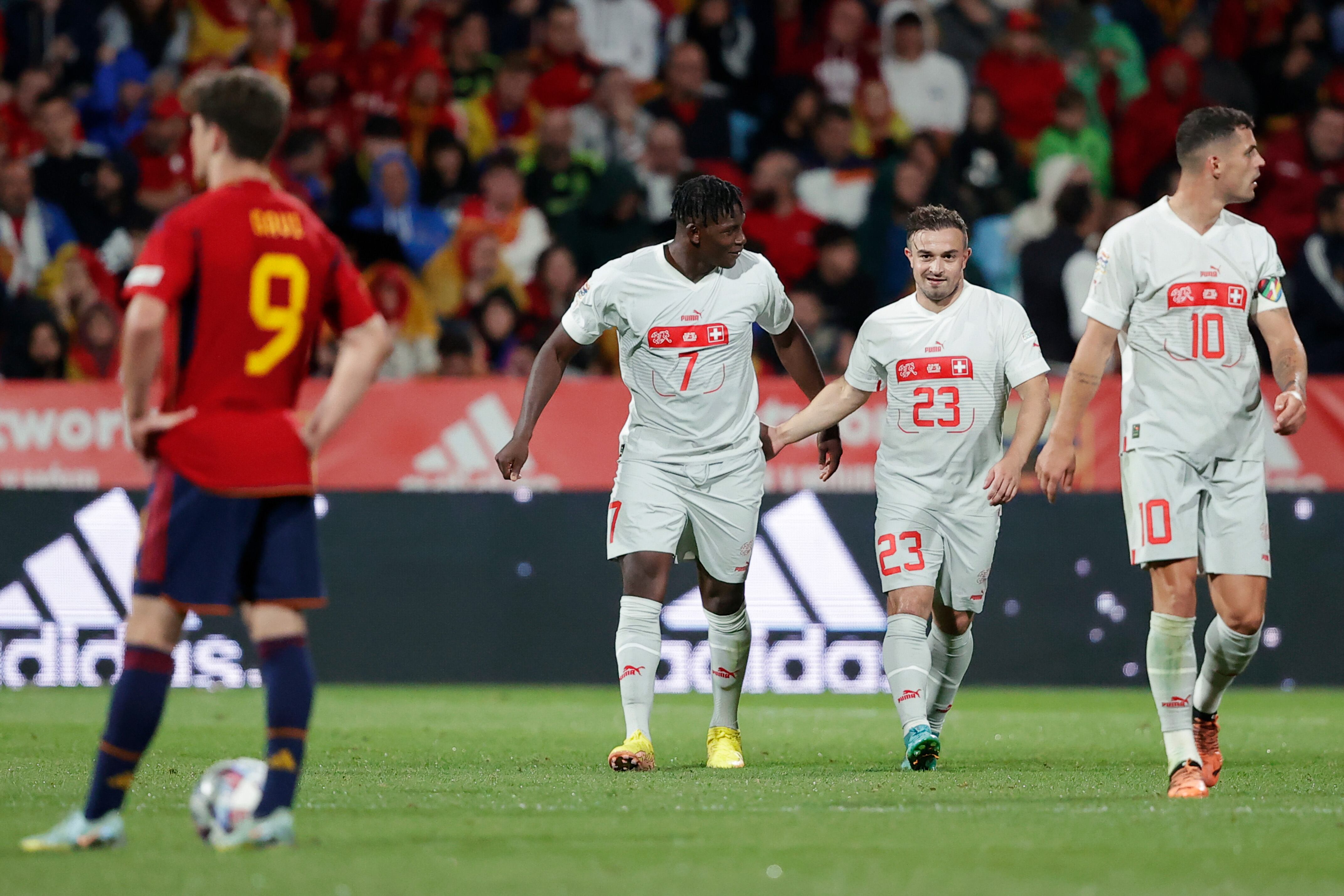 España no pudo con Suiza en la Liga de Naciones.