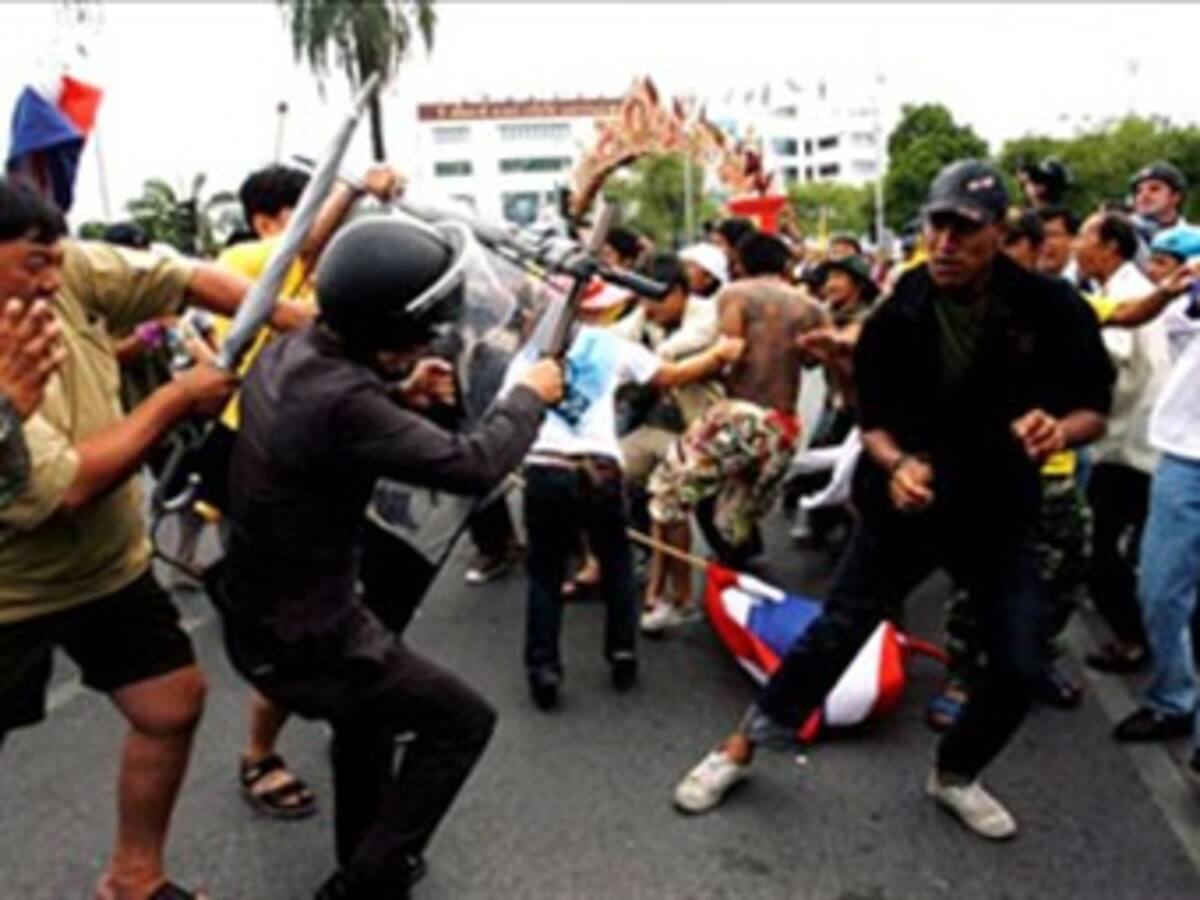 Las protestas en Tailanda obligan a cancelar la Cumbre de países de Asia