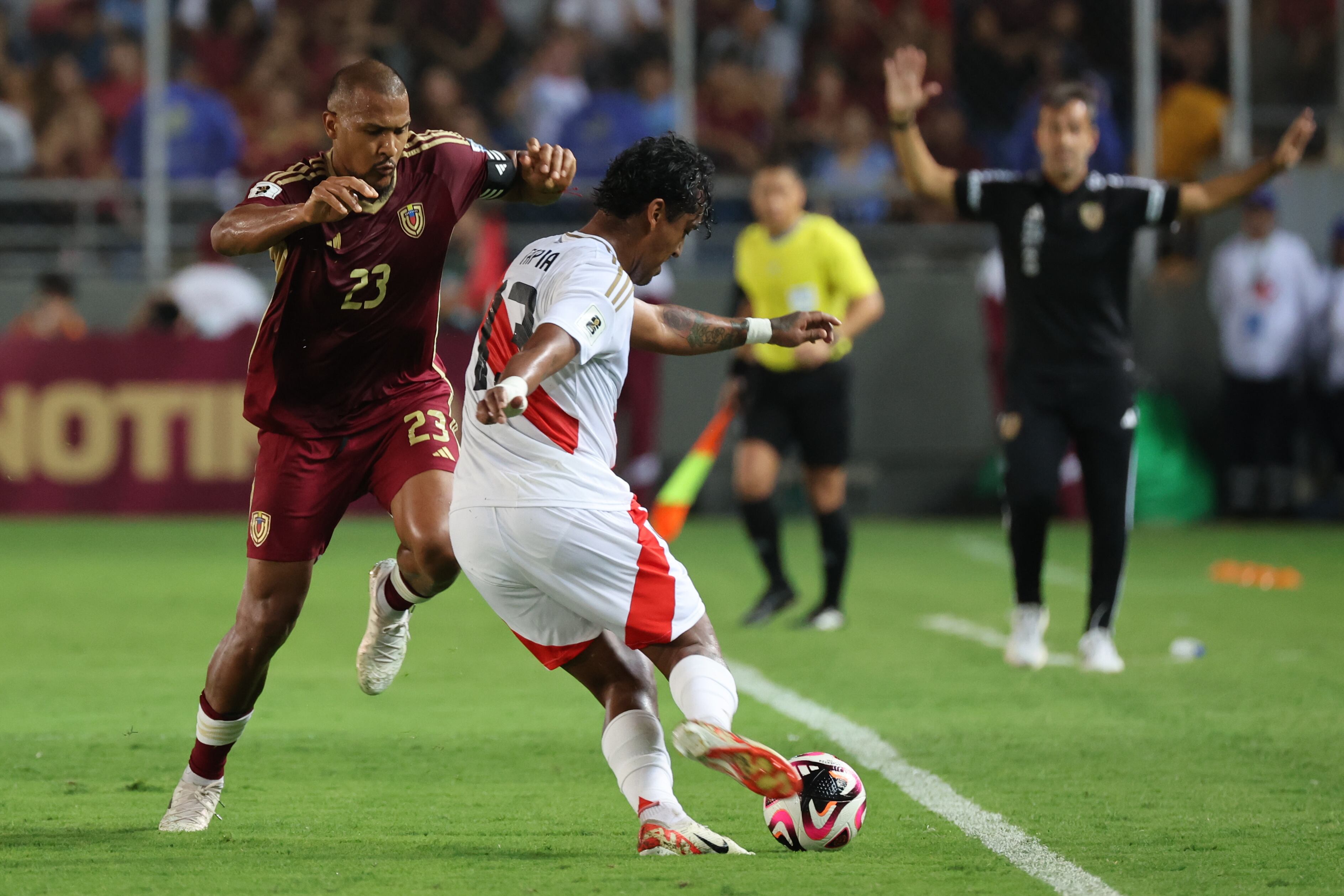 Selección de Venezuela Vs. Perú. EFE/ Miguel Gutiérrez