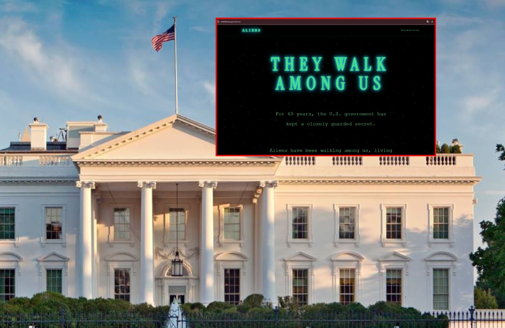 Casa Blanca inaugura sitio web en el que presenta a los inmigrantes como alienígenas. | Getty Images/ Casa Blanca
