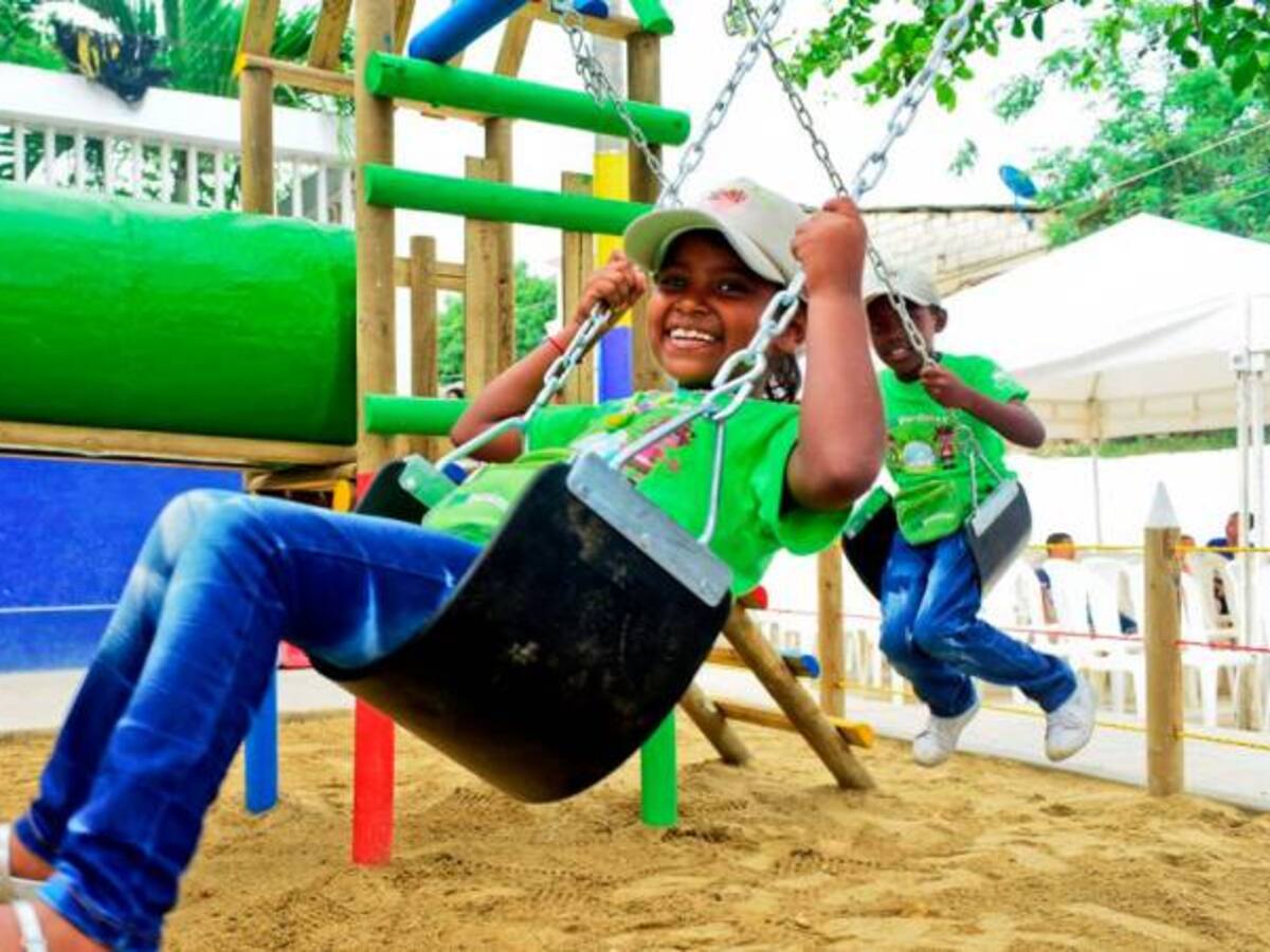 Fundación Puerto de Cartagena restaura el Parque Cruz de Mayo en Albornoz