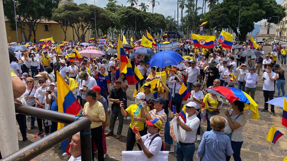 Así será el recorrido de la marcha en Bucaramanga
