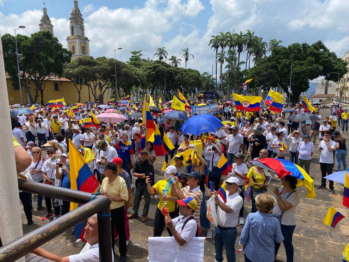 Así será el recorrido de la marcha en Bucaramanga