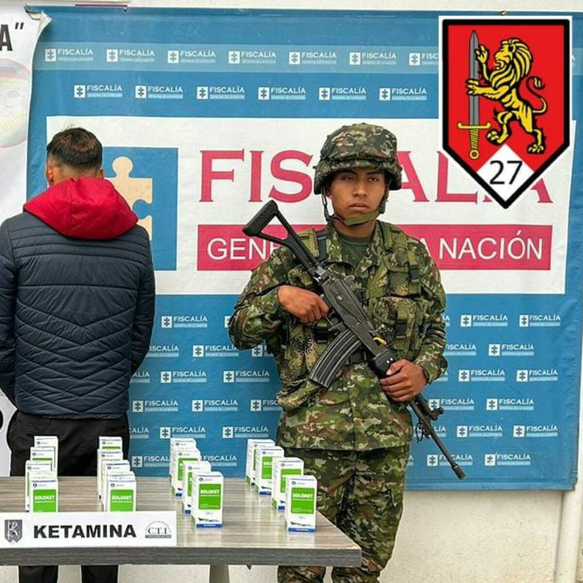 Ejército incauta Ketamina en carreteras del sur del Huila