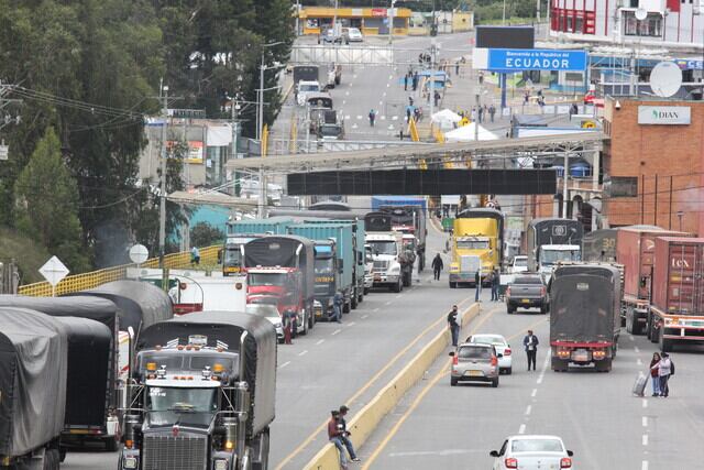 Frontera de Colombia y Ecuador. Foto. Colprensa