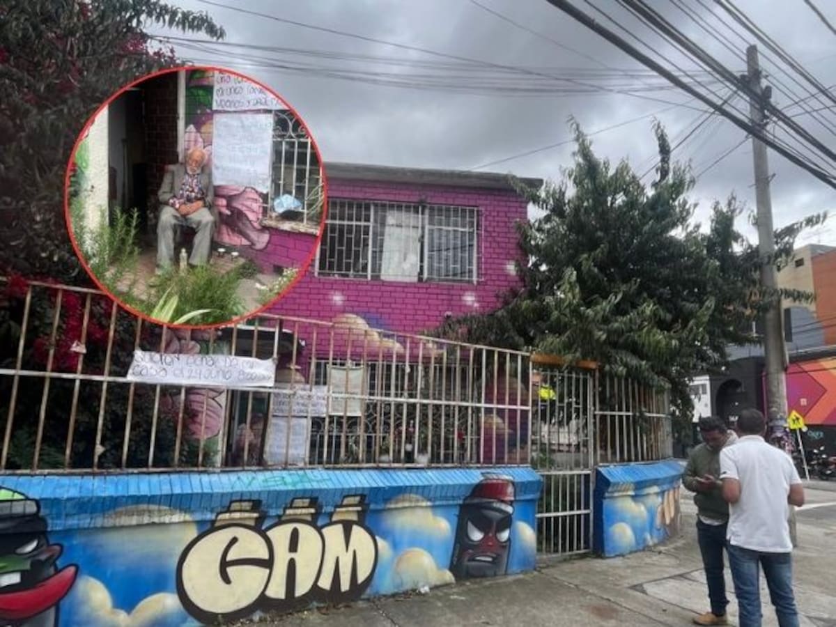 Fabio, un hombre de 88 años a quien quieren desalojar de su casa en Chapinero