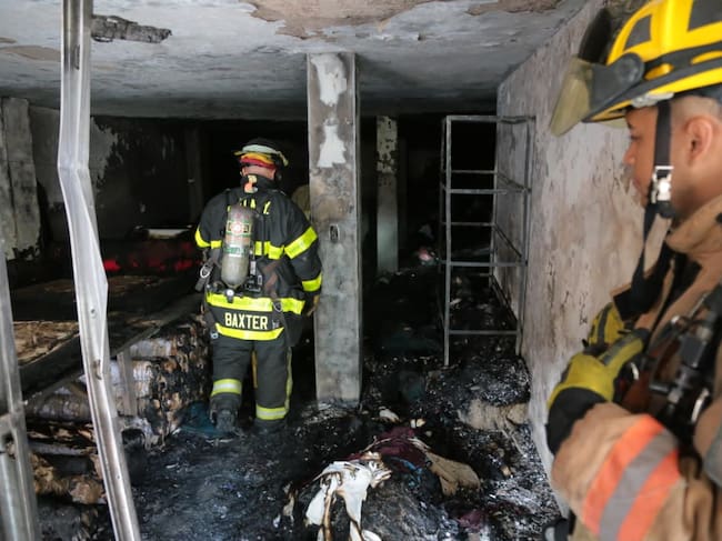 Incendio controlado en Itagüí habría sido provocado. Foto: Cortesía Alcaldía de Itagüí