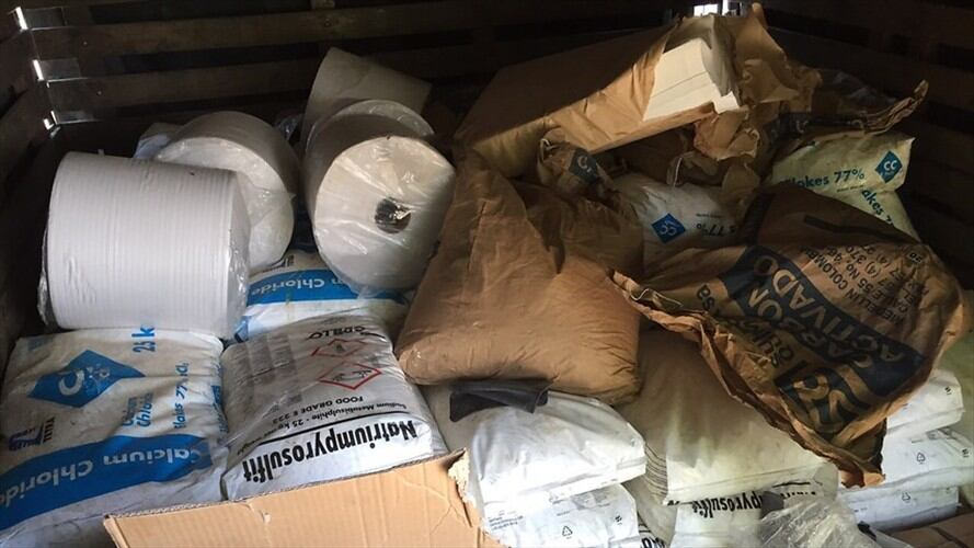 Insumos para la producción de cocaína - Imagen de referencia. Foto: Colprensa