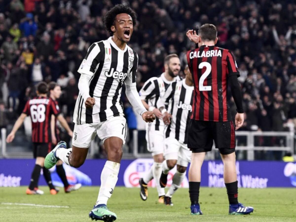 Cuadrado y un regreso soñado: anotó en el triunfo de la Juve 3-1 ante Milan