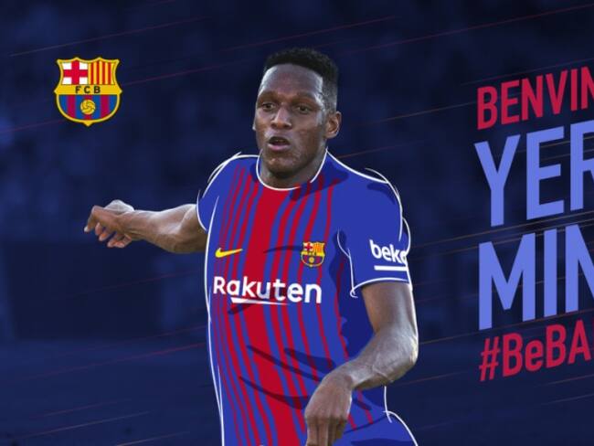 De Guachené para el mundo: Barcelona oficializó la llegada de Yerry Mina