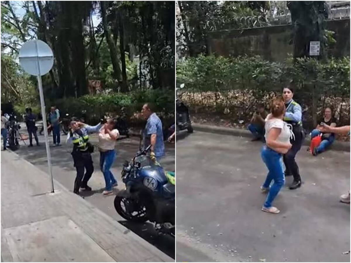 Denuncian ante la Fiscalía a mujer que agredió a una agente de tránsito en Ibagué