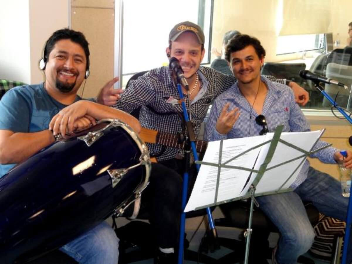 Los Chisgueros de La Buseta: Oscar Delgado, Gigi Posada y Tuto Muñoz