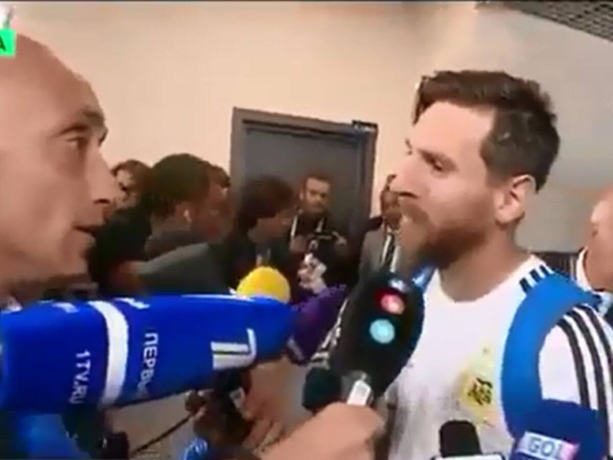 Cábala y humildad: Messi sorprende a un periodista argentino