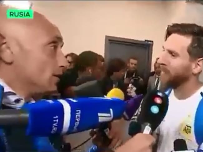 Cábala y humildad: Messi sorprende a un periodista argentino