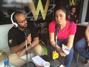Tania Peñafiel. oto: La W Radio.