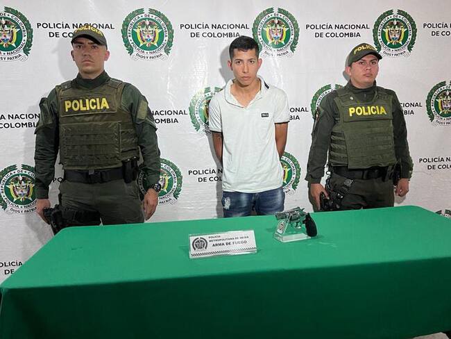 En Neiva una persona por el delito de porte ilegal de armas de fuego