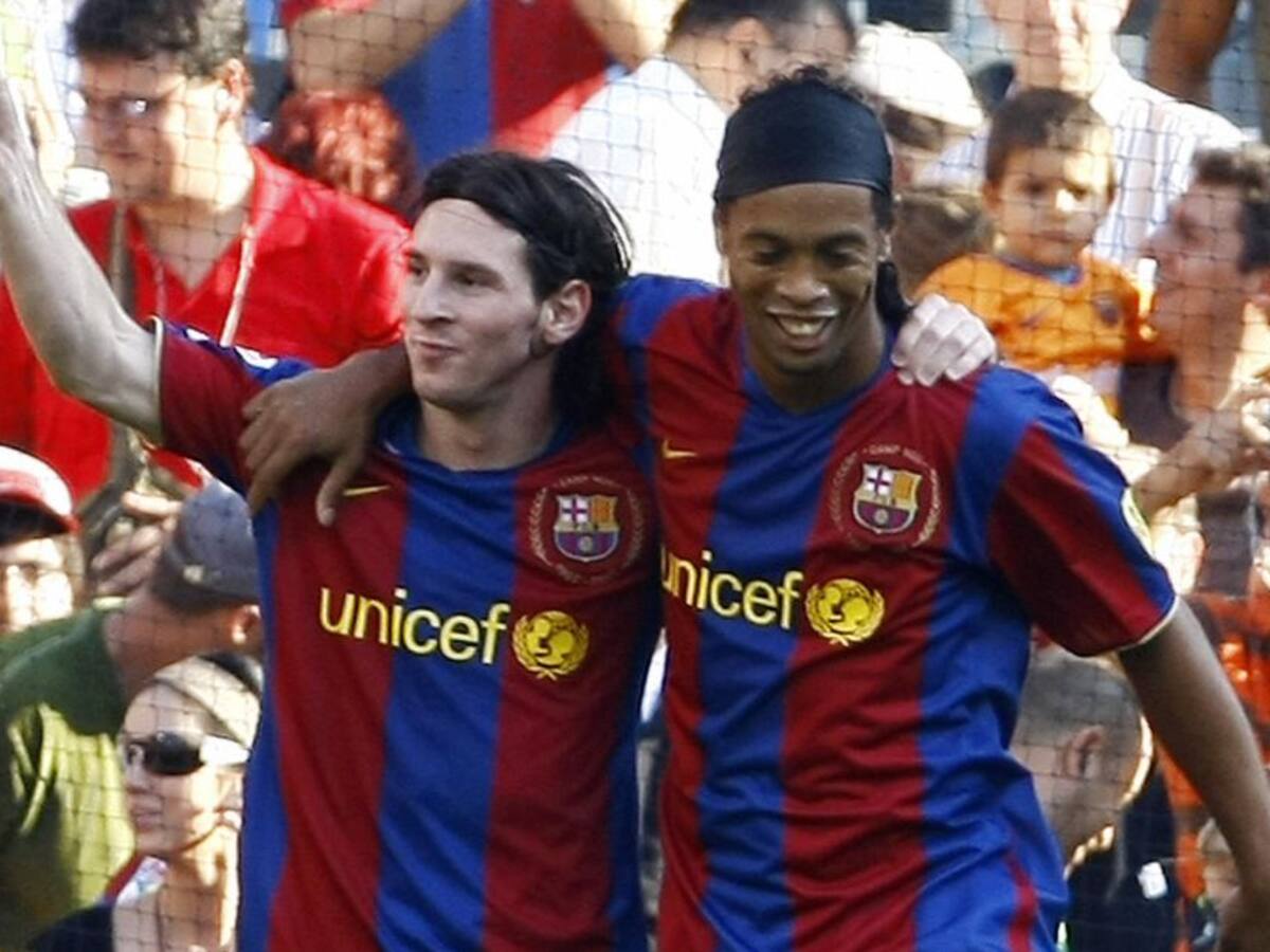 Ronaldinho le puso fecha de retiro a Lionel Messi: “Podrá jugar hasta los 50″
