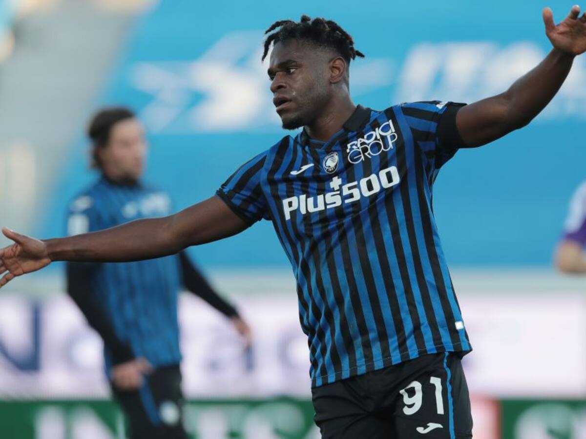 Asistencia de Duván Zapata en goleada de Atalanta a la Fiorentina