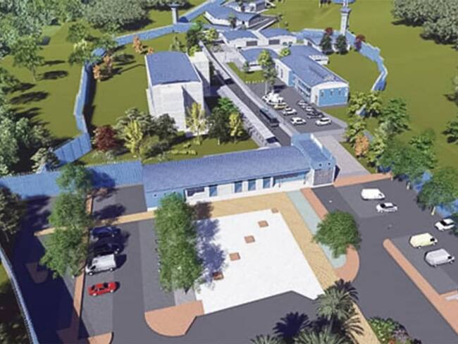 Render de la cárcel de El Pílamo.