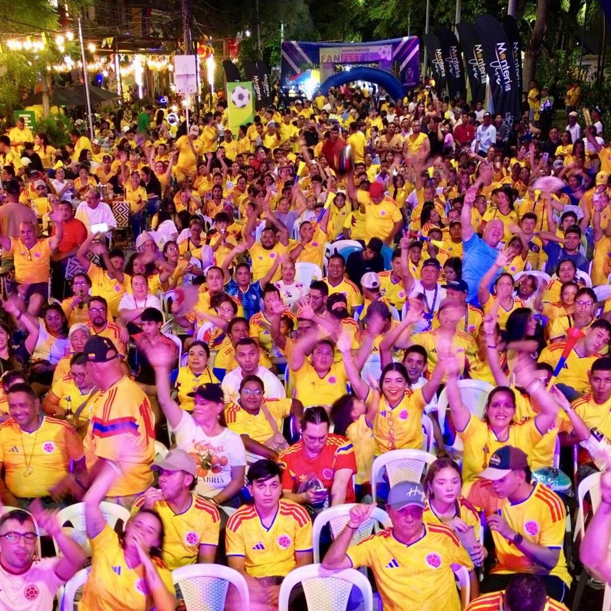 Montería: instalarán pantallas gigantes en dos puntos para ver el partido Colombia vs. Portugal