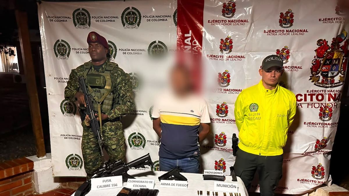 Capturado alias ‘Nieto’, coordinador de acciones armadas de las disidencias de ‘Mordisco’, en Cauca
