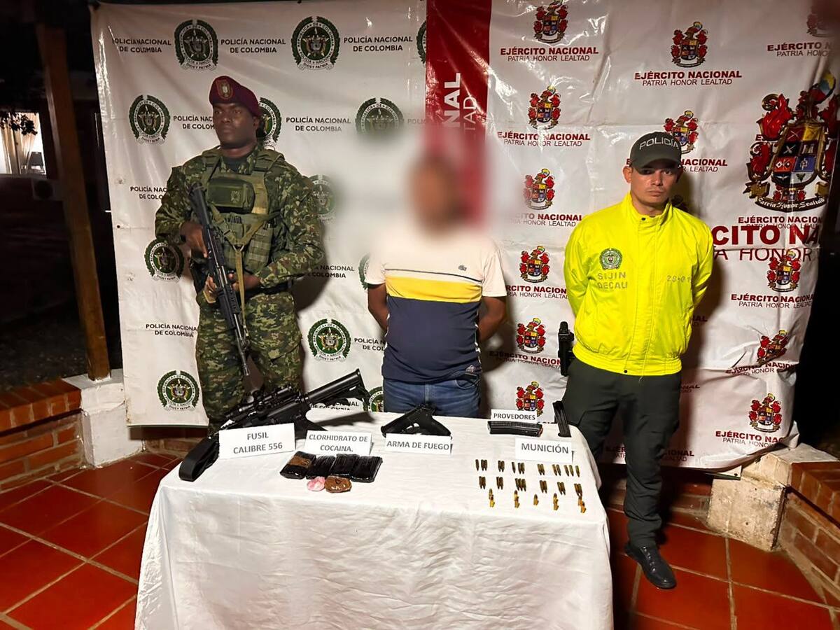 Capturado alias ‘Nieto’, coordinador de acciones armadas de las disidencias de ‘Mordisco’, en Cauca