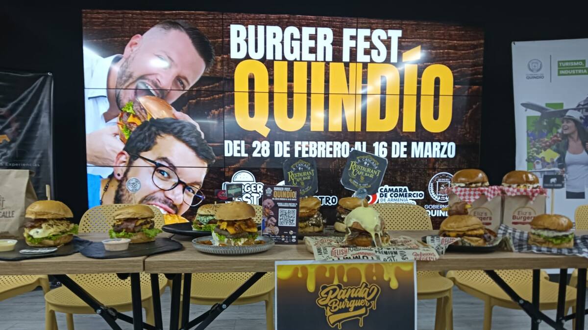 Felipe Barahona, coordinador del Burguer Fest Quindío
