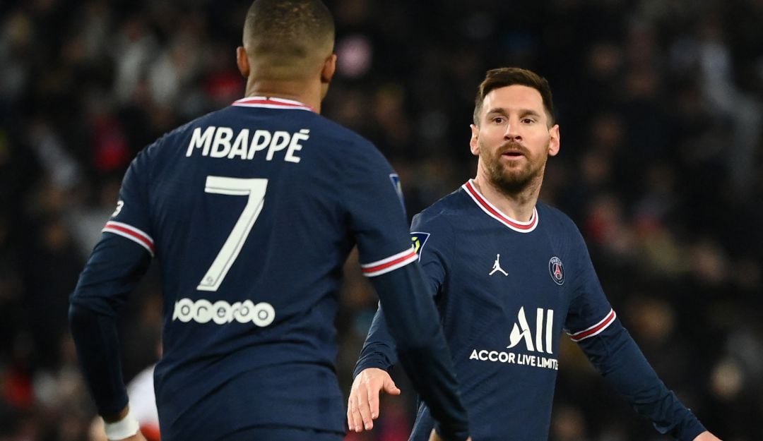 Mbappé y Messi