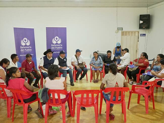 Visita de la Defensoría del Pueblo al departamento del Guaviare. Cortesía