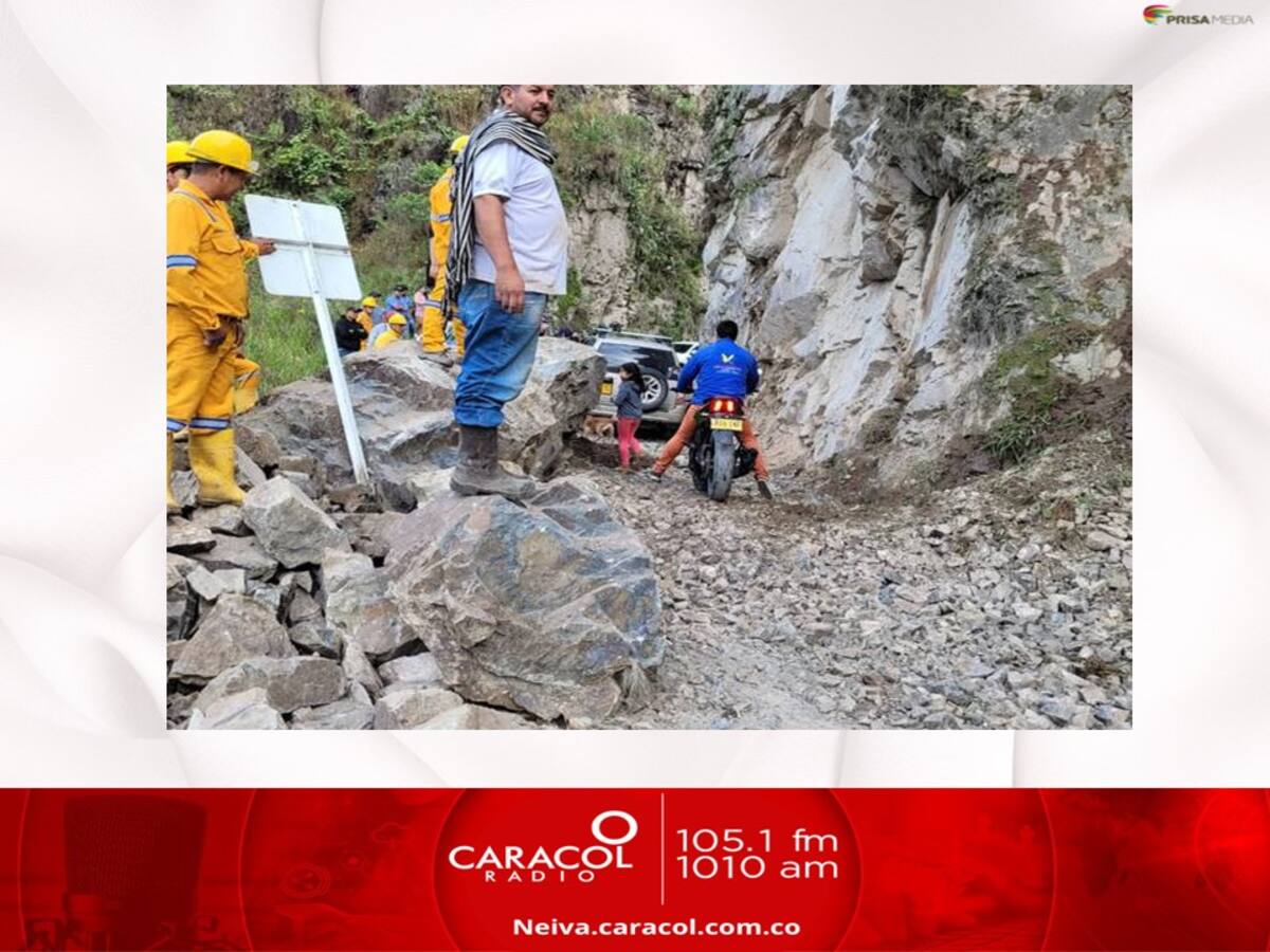 41 vías han resultado afectadas en el Huila por lluvias
