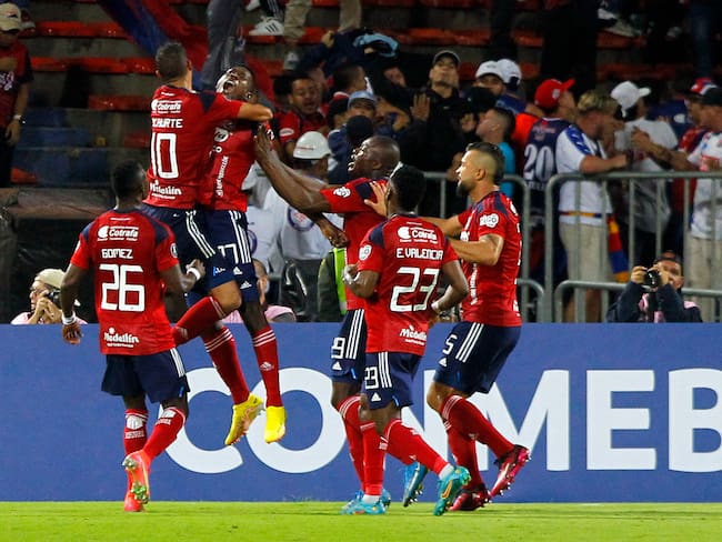 Independiente Medellín sigue con vida en Copa Libertadores. (Photo by Freddy BUILES / AFP) (Photo by FREDDY BUILES/AFP via Getty Images)