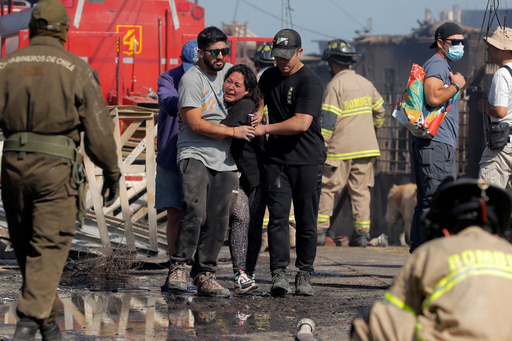 Incendios forestales en Chile (Photo by JAVIER TORRES/AFP via Getty Images)