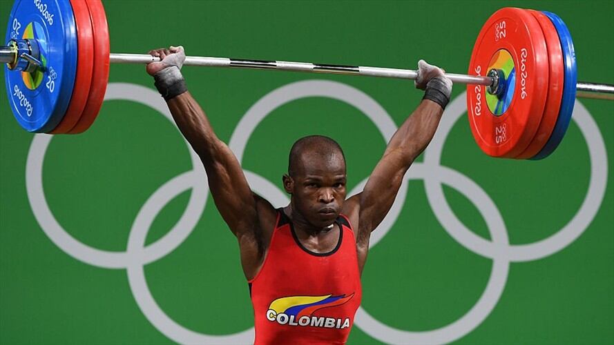 El pesista colombiano Edwin Mosquera fue asesinado en Palmira. Foto: Getty Images