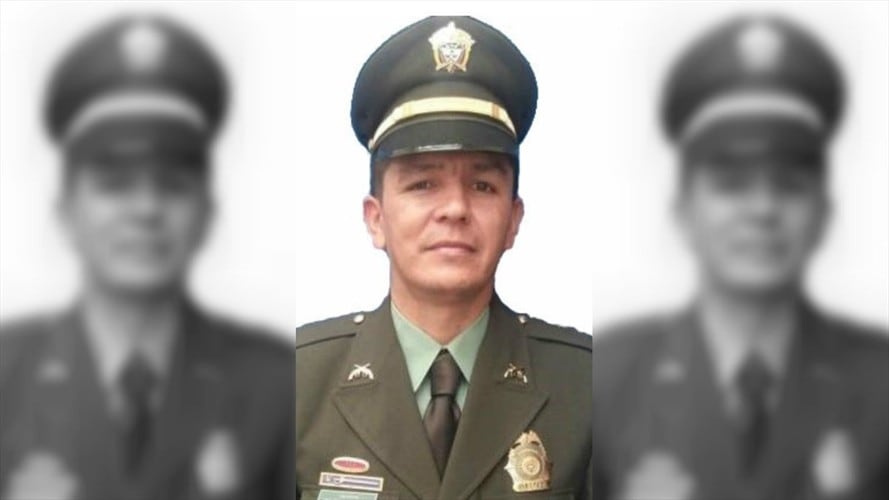 En el hecho perdió la vida el intendente Wilson Nelson Ramírez Barajas. Foto: Policía Antioquia