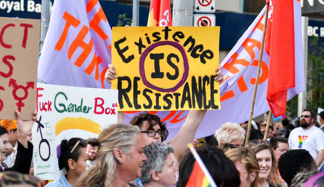 Manifestación LGBT en Canadá.   Foto: Getty 