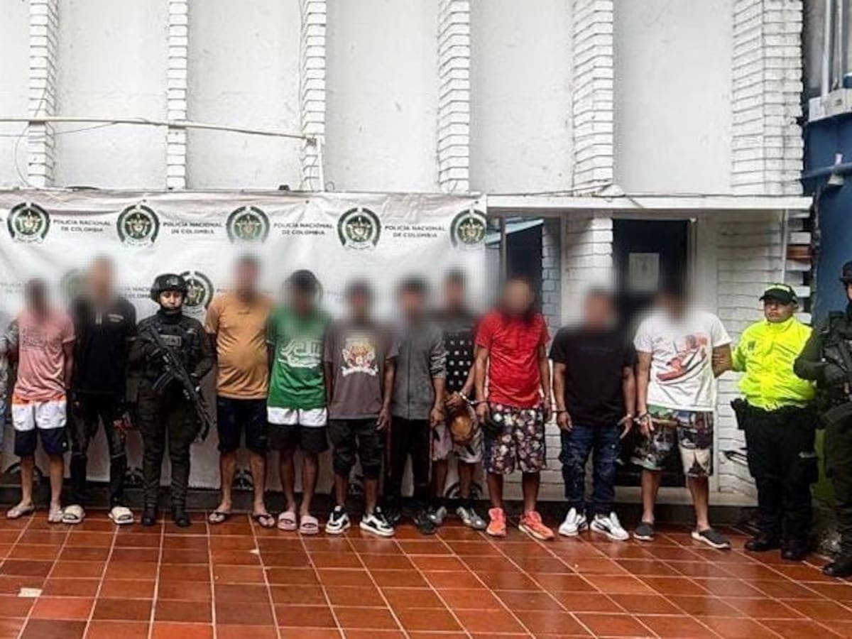 Capturan a 18 presuntos integrantes de ‘Los Serenos’ en La Plata, Huila