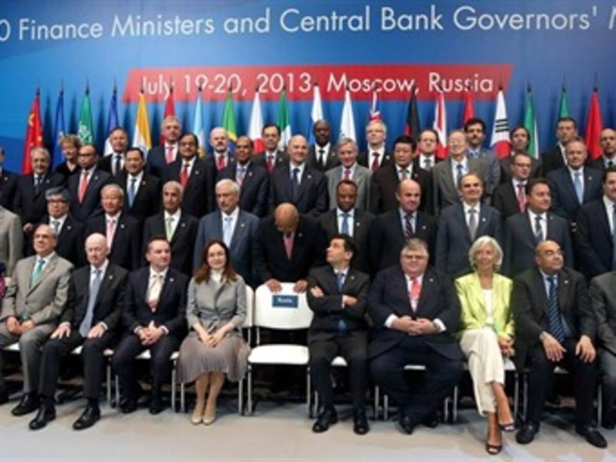Los ministros del G-20 priorizan el crecimiento frente a austeridad
