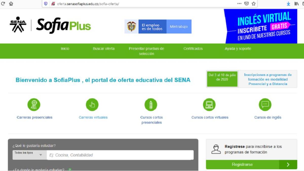 SENA abre convocatoria virtual para carreras tecnológicas