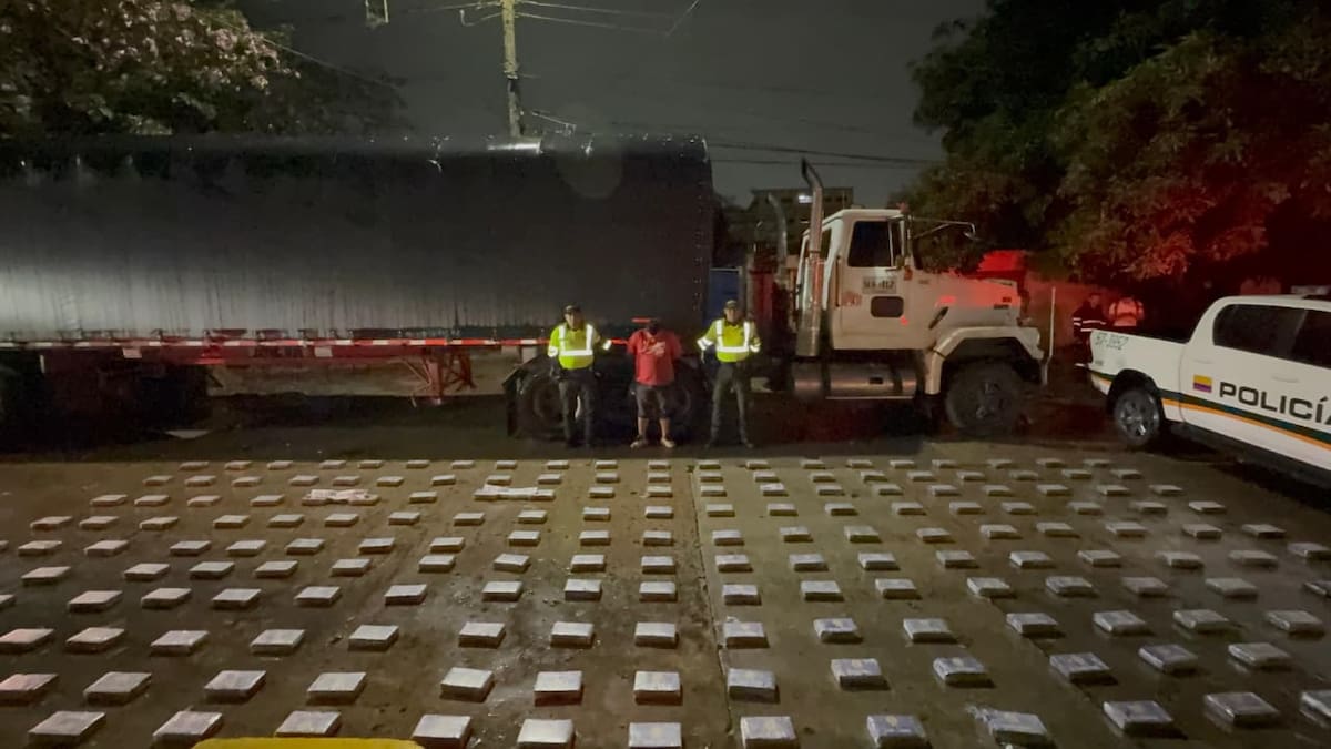 Policía incauta 200 kilos de cocaína en corredor portuario de Barranquilla